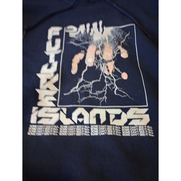 Future Islands Band Black Hoodie XL Fruit Of The Loom - Picture 3 of 8